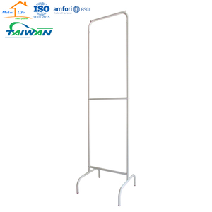 Made in Taiwan Metal Slim Steel Garment <b>Rack</b> Freestanding <b>Clothes</b> <b>Rack</b> for Bedroom Retail Store - Product Image 5