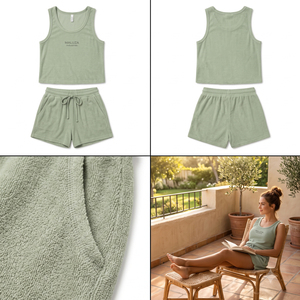 Custom Logo <b>Women's</b> Formal <b>Leggings</b> Sleeveless Tank Top Two-Piece Co-ord Activewear Set-Spandex/Nylon/Cotton Quick Dry - Product Image 4