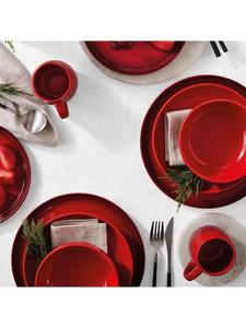 Tazón de Cerámica Rojo Vibrante con Acabado Brillante, Diseño Moderno y Atrevido, Acabado Liso, Resistente, Apto para Alimentos, Ideal para Preparación y Servicio en la Cocina - Product Image 5