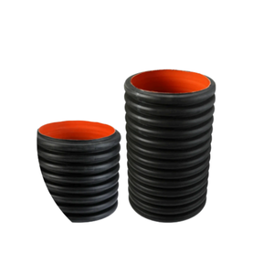 Tuberías Redondas Corrugadas de Doble Pared de HDPE de 32 mm a 217 mm para Sistemas de Alcantarillado, Tuberías de Drenaje Subterráneo de Alta Presión - Product Image 2