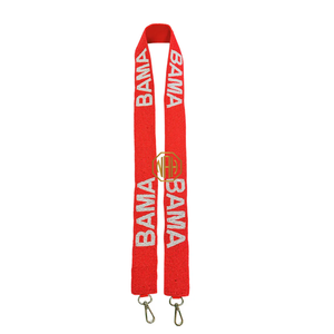 Red White Star Beaded Embroidered Fashion <b>Bag</b> <b>Strap</b> Gold Clip <b>Replacement</b> Purse Handle OEM Manufacturing - Product Image 5