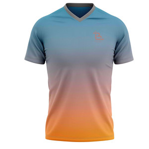 Maillots de sport personnalisés pour hommes à col en V, vêtements d'entraînement, maillots de sport à col en V pour hommes en gros, maillots de sport à col en V pour hommes - Product Image 1