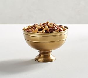 Bol de service en laiton martelé pour une décoration de table élégante, cadeaux de mariage, présentation de fruits et accessoires de luxe pour la salle à manger. - Product Image 3