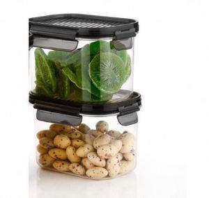 Contenants alimentaires en plastique PP transparent de haute qualité avec fermeture hermétique, compatibles micro-ondes et durables pour la cuisine - Prix en gros depuis l'Inde - Product Image 1