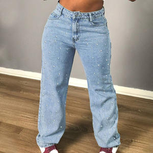 Pantalones Vaqueros Cargo Casuales Transpirables de Corte Regular para Mujer con Múltiples Bolsillos, Estilo Urbano y Diseño de Frente Plano - Product Image 4