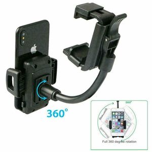 Supporto universale per specchietto retrovisore per auto a 360 gradi supporto supporto per cellulare compatibile con supporto per auto - Product Image 6