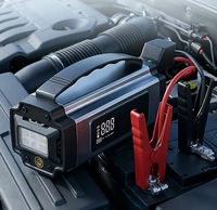 Portable Car Jump Starter with Air Compressor 8000mAh Large Capacity Emergency Tire Inflator Power Supply