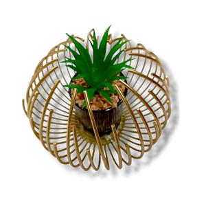 Decoración de Mesa Metálica con Flor Artificial para el Hogar, Sala de Estar, Dormitorio - Product Image 1