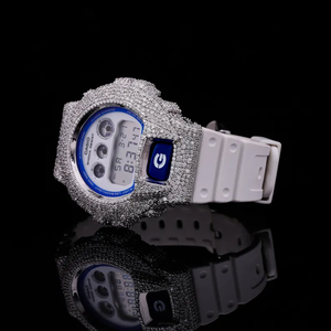 Fully Iced Out G Sh0 Watch Custom MIYOTA Quartz Bust <b>Down</b> Style with VVS Moissanite Diamond Hip Hop Luxury Premium Timepiece - Product Image 2