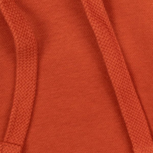 Sudaderas con Capucha para Hombre Color Naranja, Alta Calidad, 100% Algodón, Logotipo Personalizado, Ropa Urbana para Invierno, Tinte Liso, Técnica Especial - Product Image 3