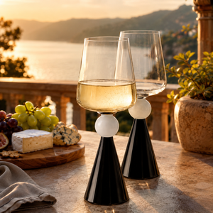Verres à vin réutilisables écologiques en borosilicate transparent faits à la main de 400 ml avec logo personnalisé pour cadeaux d'entreprise promotionnels - Product Image 5