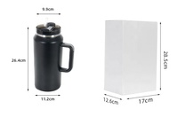 Beauchy 2024 Nouveauté Tasse isotherme à double paroi en acier inoxydable 64 oz