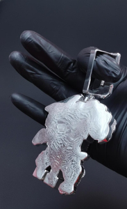 Colgante con diseño de dibujos animados, Moissanita VVS, Plata de ley 925, Bañado en rodio, Joyería de moda de lujo estilo Hip Hop y Streetwear - Product Image 4