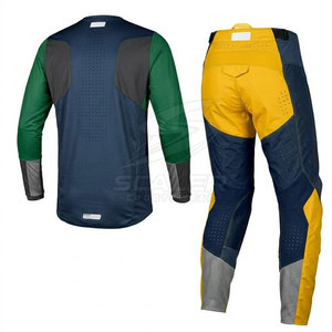 Traje de Motocross Personalizado al por Mayor, Ropa Deportiva, Jersey y Pantalones de Carreras Unisex, Conjunto de Equipamiento para Motociclismo en Carretera, Transpirable y de Secado Rápido - Product Image 3