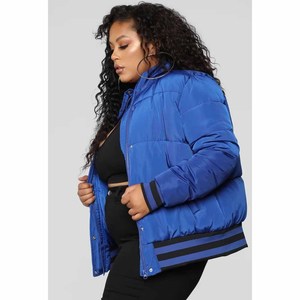 Chaqueta de Plumón Personalizada para Mujer, con Cierre Completo, Estilo Simple, Ajustada, a la Moda, con Cuello Alto - Product Image 5
