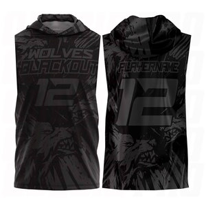 Camisetas Deportivas Sublimadas Personalizadas para Fútbol Americano 7v7 con Capucha y Tecnología Dry Fit, Totalmente Personalizables con Logotipos, Números y Nombres - Product Image 2