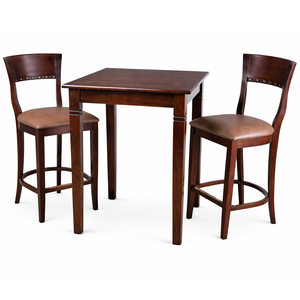 Elegant Solid Teak Wood Modern Timeless Design Wholesale Ready Kipas <b>Bar</b> Set <b>Table</b> 2 Chair <b>Bar</b> <b>Table</b> Set Heavy Duty Commercial - Product Image 2
