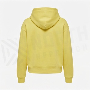 Sudadera con Capucha Personalizada de Alta Calidad, Lisa, con Color Personalizado, de Algodón, Estampada, para Mujer, Informal, Estilo Urbano - Product Image 2