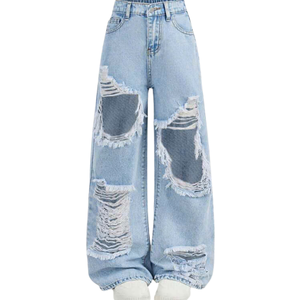 Vente en gros d'usine de jupes denim naturelles vintage pour femmes coupe classique confortable commande en gros de coton quantité minimale de commande bas OEM - Product Image 5
