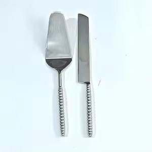 Designer Style Stainless Steel <b>Cake</b> <b>Server</b> Set with Designer Handle for Home Dessert Serving - Product Image 6