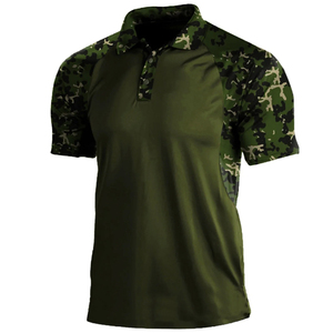 เสื้อเชิ้ตแขนสั้นลายพรางสำหรับผู้ชาย ระบายเหงื่อได้ดี ทรงพอดีตัว ผ้าฝ้าย 100% พิมพ์ลายดิจิทัล ใส่ได้ทุกฤดู สไตล์ลำลองสำหรับเล่นกีฬา - Product Image 3