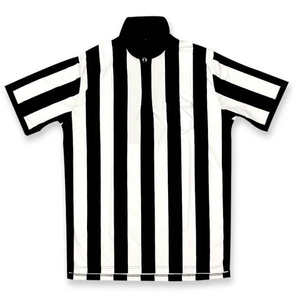 Camiseta de árbitro deportiva personalizada, camiseta de fútbol, uniforme de fútbol, ropa de árbitro negra y blanca, polo de árbitro con bolsillo - Product Image 1