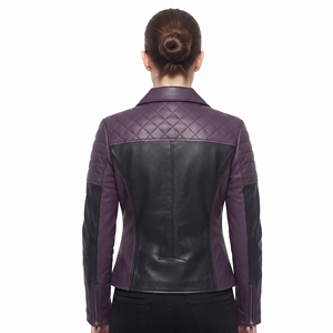 Women's Fashionable Leather <b>Biker</b> <b>Jacket</b> Female Turn-Down-Collar Leather <b>Jackets</b> Ladies Zipper PU Leather <b>Biker</b> <b>Jacket</b> - Product Image 2