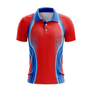 Hot Sale Men's Breathable Anti-Bacterial Quick Dry Cricket Shirt Jersey for Fitness Workout Training <b>Table</b> <b>Tennis</b> - Product Image 6