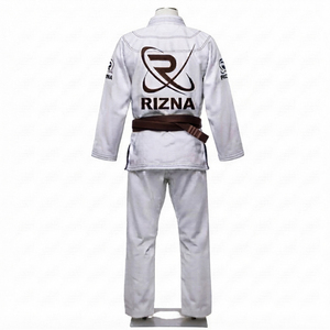 Kimono d'entraînement BJJ en coton 100% avec coutures Tatami, logo personnalisé sur le devant, durable, respirant, unisexe, adulte, directement de l'usine - Product Image 2
