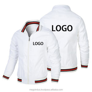 Blouson Bomber d'Hiver en Tricot Imperméable pour Homme avec Logo Personnalisé, Fermeture Éclair Extérieure, Printemps Automne, Streetwear Casual, Tailles M-4XL Plus - Product Image 5