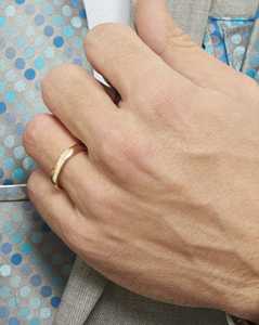 3mm Wedding Band 14k 18k Gold 925 Silver Unique Simple Plain Luxury Everyday Stackable Straight <b>Dome</b> <b>Ring</b> Fine Jewelry Wholesale - Product Image 2
