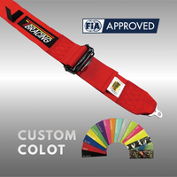 Ceinture de sécurité de course TBRACING ECO-A homologuée FIA, certifiée ISO9001, harnais de sécurité en sangle polyester 6 points, largeur 3 pouces, haute résistance