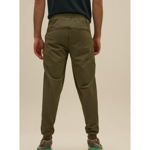 <span class=keywords><strong>Pantaloni</strong></span> da Jogging da Uomo Grigio Chiaro Casual Eco-Friendly 100% Cotone a Vita Media <span class=keywords><strong>con</strong></span> Coulisse Elastica e Gamba Dritta per Uso Quotidiano - Product Image 5