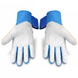 ถุงมือเบสบอลหนังแท้แบบกำหนดเอง OEM ออกแบบเอง แห้งเร็ว โลโก้สั่งทำได้ สายรัดข้อมือปรับได้ สำหรับคนถนัดขวา - Product Image 6