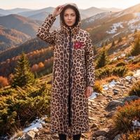 Manteau de natation coupe-vent et chaud, veste résistante à l'eau, poncho de surf doublé de polaire fine, robe de bain, parka, veste longue