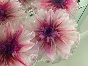 Juego de Posavasos de Resina Floral de Color Personalizado, Ecológicos, Pintados a Mano, Posavasos para Bebidas con Flores Hechas a Mano - Product Image 3