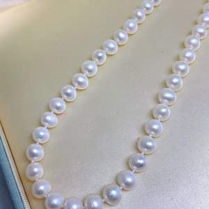 Pendentif en perle de mer naturelle Akoya 8-8,5 mm, luxe, zircon de qualité supérieure, accessoires en argent pur S925, colliers Akoya de qualité supérieure - Product Image 2