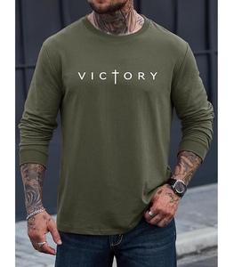 Best Selling Of OEM Service Casual Long Sleeve Neck Shoulder Slope Printed Comfortable Men's Cotton Sweatshirt From Bangladesh - Product Image 3