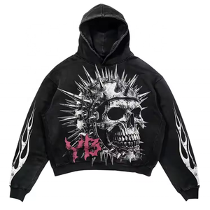 MAX WORLD ENTERPRISES Survêtement Homme Hiver Épais Délavé Style Urbain Longueur Intégrale OEM ODM Conception Personnalisée Qualité Supérieure - Product Image 2