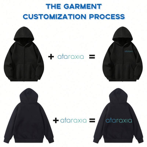 Sweat-shirts de haute qualité en coton unisexe, épais, confortables, élégants, en polyester, avec impression de logo personnalisé, sweat-shirt surdimensionné pour homme - Product Image 3