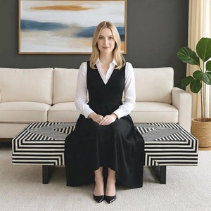 ILAHI's Bone Inlay <b>Drawer</b> Modern Design Agate Detailing <b>Storage</b> Portable Home Furniture - Product Image 4