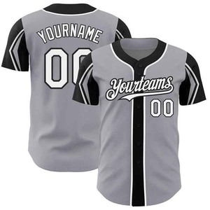 Maillot de baseball décontracté pour hommes, tissu respirant en mesh, coupe ample, vêtements de sport, maillot de baseball personnalisé avec logo en vente - Product Image 5