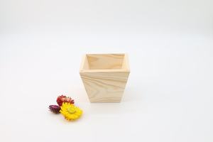 Antique Rustic Farmhouse Eco-Friendly Teak <b>Wood</b> Handmade Root Carving Square Flower Pot with 20L Capacity for Home Garden <b>Decor</b> - Product Image 3