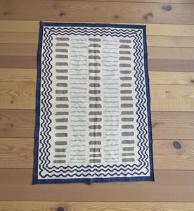 Tapis en laine fait main le plus vendu, tissage plat, motif géométrique, pour salon et chambre à coucher - Product Image 5