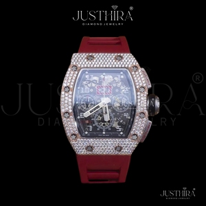 Reloj de Lujo con Diamantes Moissanite en Oferta, Estilo Hip Hop, con Aspecto Iced Out, Disponible a un Precio Competitivo - Product Image 5