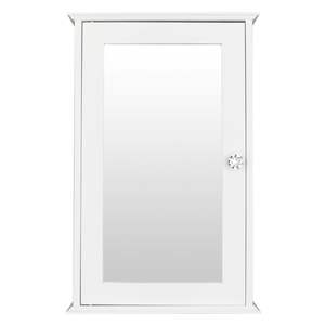 Espejo montado en la pared de baño interior blanco de una sola puerta RT - Product Image 1