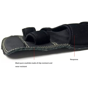 Poignées de gymnastique à 2 trous pour hommes et femmes, protection des paumes pour Crossfit, fournisseur OEM - Product Image 5