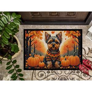 Yorkshire Terrier พรมเช็ดเท้ากันลื่นพื้นต่ำซักได้24ชม. X 36W พรมทางเข้าด้านในกลางแจ้งสำหรับประตูหน้า24ชม. X 36W - Product Image 3