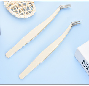 Pince à épiler économique en acier inoxydable pour cils, maquillage de précision, épilation des sourcils, mise en forme, soins de beauté, extension de cils - Product Image 4