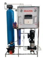 Système de filtration d'eau par osmose inverse automatique commercial Seazen 250 Lph de qualité supérieure, équipement de filtration haute capacité